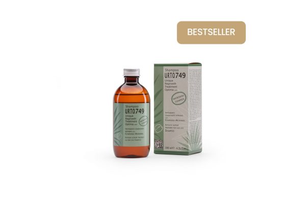 Szampon stymulujący wzrost włosów z kompleksem Microxidil U.R.T.O. 749 – Optimaker 200 ml
